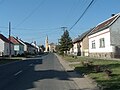 Hauptstraße in Felsőcsatár