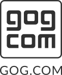 Stylised GOG.com lettering