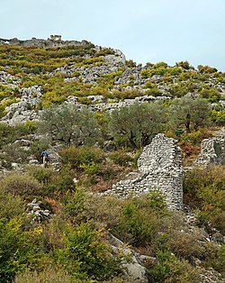 Ruins of the old Drishti castle