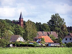View of Sehlen with its church