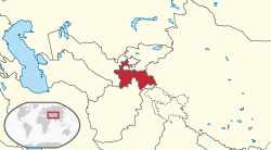 Location of Tojikiston