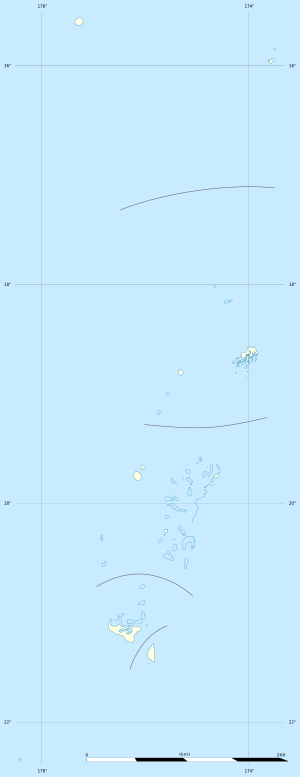 Neiafu is located in Tonga