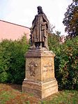 Monument över Karl IV i Mělník.