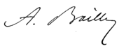 signature d'Anatole Bailly