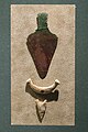 Votive dagger, bow-shaped pendant and flint arrowhead, Czech Republic