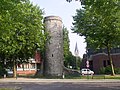 Stadtturm am Maspernplatz neben Paderhalle