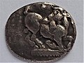 Trihemiobol aus Aegae, Ziegenbock, ca. 500-480 v.Chr.Makedonien (antikes Königreich)