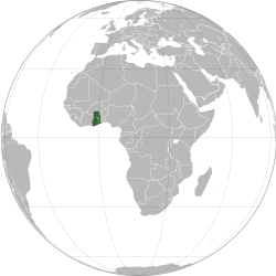 Dunungpenering Ghana (dark green)