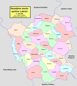Location of Laktashi