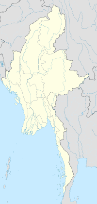Map showing the locations of World Heritage Sites in Myanmar