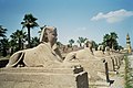 Dromos tussen Karnak en Luxortempel