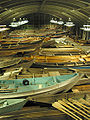 海の博物館所蔵の木造漁船コレクション