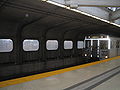 a train at the station "Yorkdale"