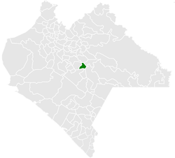 Municipality o Amatenango del Valle in Chiapas