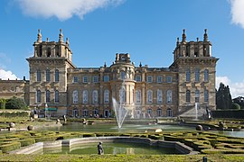 South-west facade from the Water Terraces