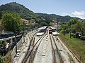 Der Bahnhof von Sintra und die umgebende Landschaft