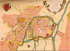 Caen à l’époque classique (1705).