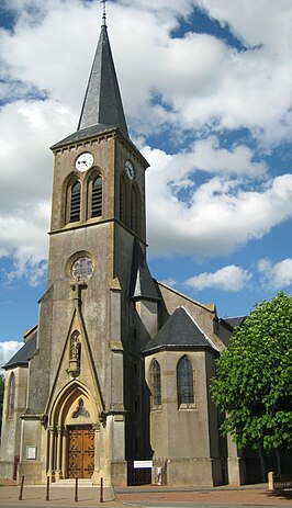 Kerk van Saint-Privat / Sankt Privat in het gelijknamige Lotharingse dorp