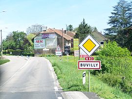 The road into Buvilly