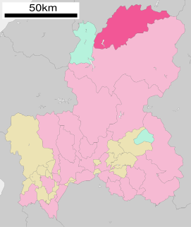 飛騨市位置図