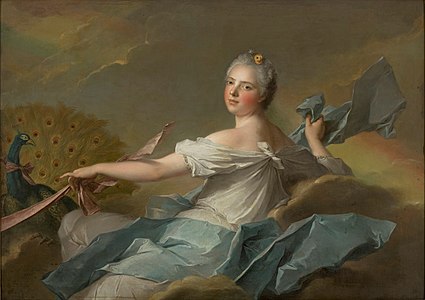 Prinses Marie Adélaïde van Frankrijk - de wind 1751 Jean-Marc Nattier