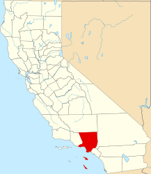 Contea di Los Angeles – Mappa