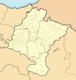 Urdiain ubicada en Navarra