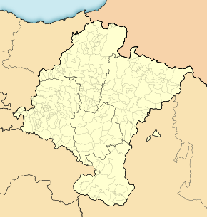 Arrarás ubicada en Navarra