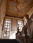 Schodiště Clam-Gallasova paláce v Praze od J. B. Fischera z Erlachu, 1714–1718.