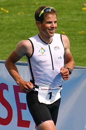 Andy Sutz als Sieger beim Rheintal Duathlon, 2013