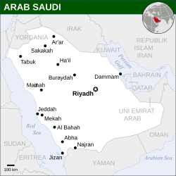 Lokasi Arab Saudi