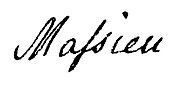 signature de Jean-Baptiste Massieu