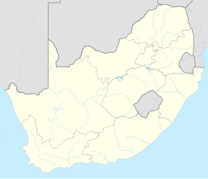 Mahikeng na zemljovidu Južne Afrike