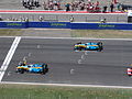 Alonso and Fisichella took a front row at the Spanish Grand Prix.