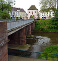 Hauptarm der Moder, der Haguenau nördlich umfließt, beim Weissenburger Tor