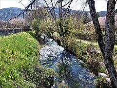 La Fure à Charavines, non loin du lac de Paladru