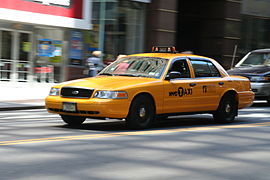 Taxi à New York (États-Unis)