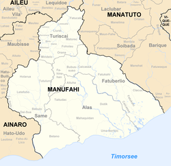 Sucos do município de Manufahi.