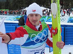 Adam Małysz aux Jeux de Vancouver 2010.