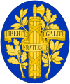 The unofficial but common coat of arms of France depicts a fasces, representing justice