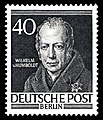 Berlin stamp, 1952
