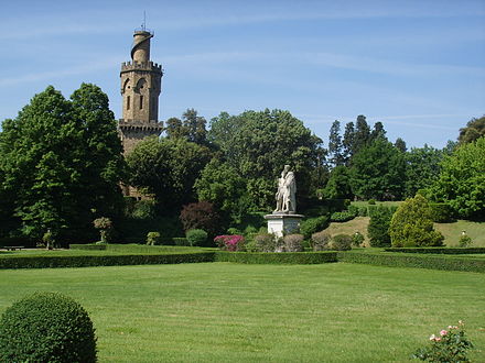 Giardino Torrigiani et sa tour.