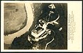 „Luftbildkarte“ (Ansichtskarte) der Rudelsburg von 1910, mit ausdrück­licher Nennung des „Zeiss-Tessar“-Objektivs