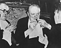 Churchill at the Potsdam Conference, July 1945