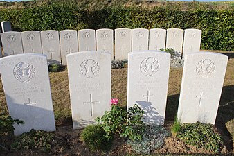 Soldats du Gordon Hightlanders tous tombés le 1er juillet 1916, premier jour de la Battaille de la Somme.