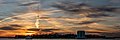 Image 23Sunset sky over Governors Island, NYC (panorama)