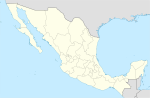 La Paz (olika betydelser) på en karta över Mexiko