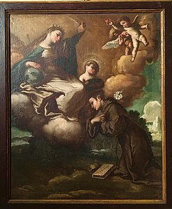 Francesco Nasini, Visione di Sant'Antonio, olio su tela, Pinacoteca di San Francesco, Museo della Città - Patrimonio del Fondo Edifici di Culto – Ministero dell’Interno