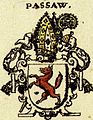 Wappen des Bistums Passau nach Siebmachers Wappenbuch