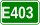 Đường châu Âu E403